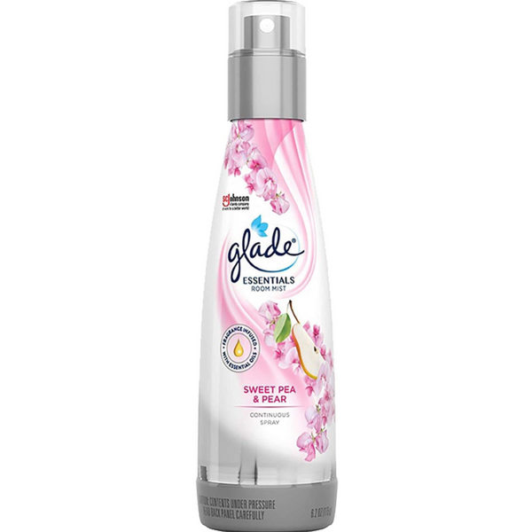 Glade Fine Fragrance Mist, Bright Sweet pea and Pear, 6.2 Oz (One Pack)