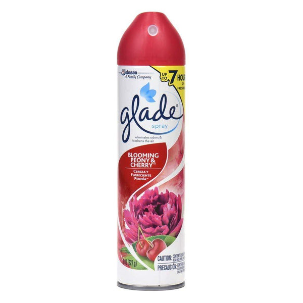 Glade Air Freshener 8 oz Blooming Peony and Cherry, Pack of 12